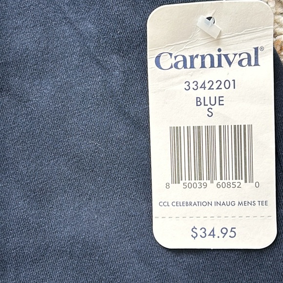Carnival Celebration Inaugural Season Shirt Size S - Picture 3 of 4